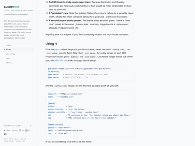 basalt post page with code blocks